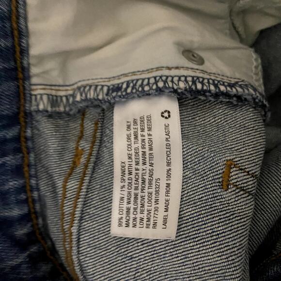 UNIVERSAL THREAD Women Jeans Sz 8/29R Straight-Leg Distressed High-Rise Raw Hem - Picture 8 of 8